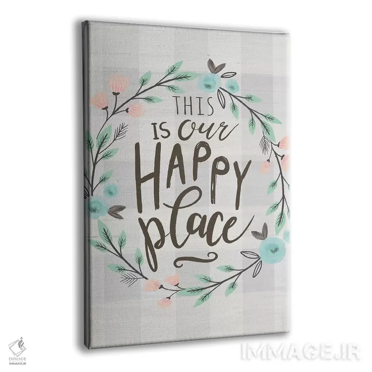 تابلو دکوراتیو "رنگ های ملایم خانه روستایی ۶" اثر لوییز آلن - نمای پرسپکتیو محصول