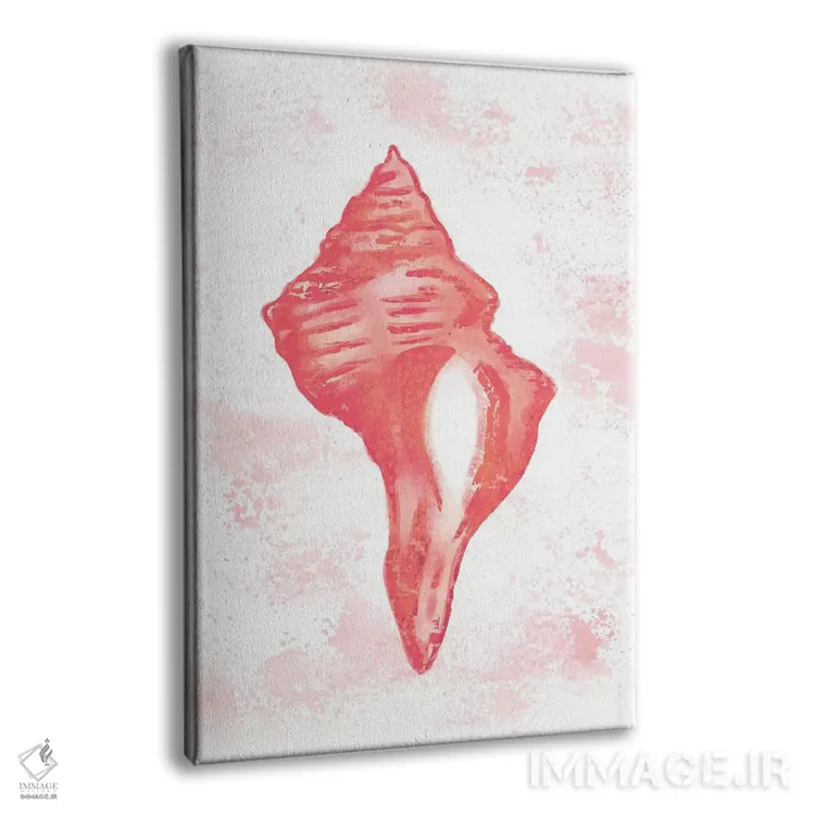 تابلو دکوراتیو "سرخی مرجانی ۱" اثر لوییز آلن - نمای پرسپکتیو محصول