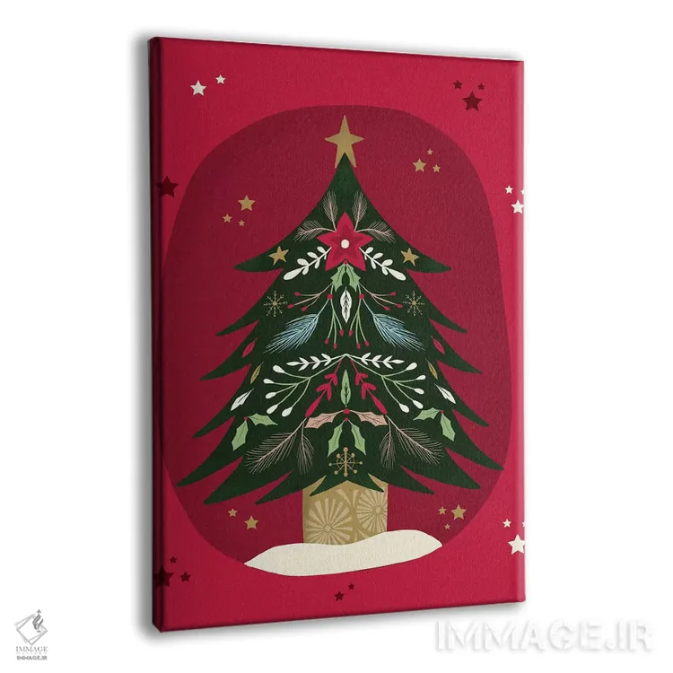تابلو دکوراتیو "آرزوی کریسمس ۱" اثر لوییز آلن - نمای پرسپکتیو محصول