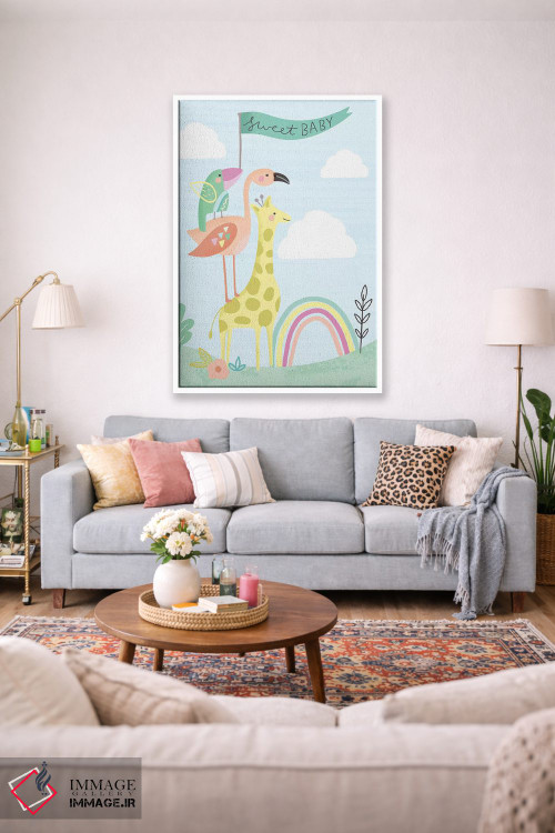 تابلو دکوراتیو "سلام کوچولوی شیرین" اثر لوییز آلن - D1W