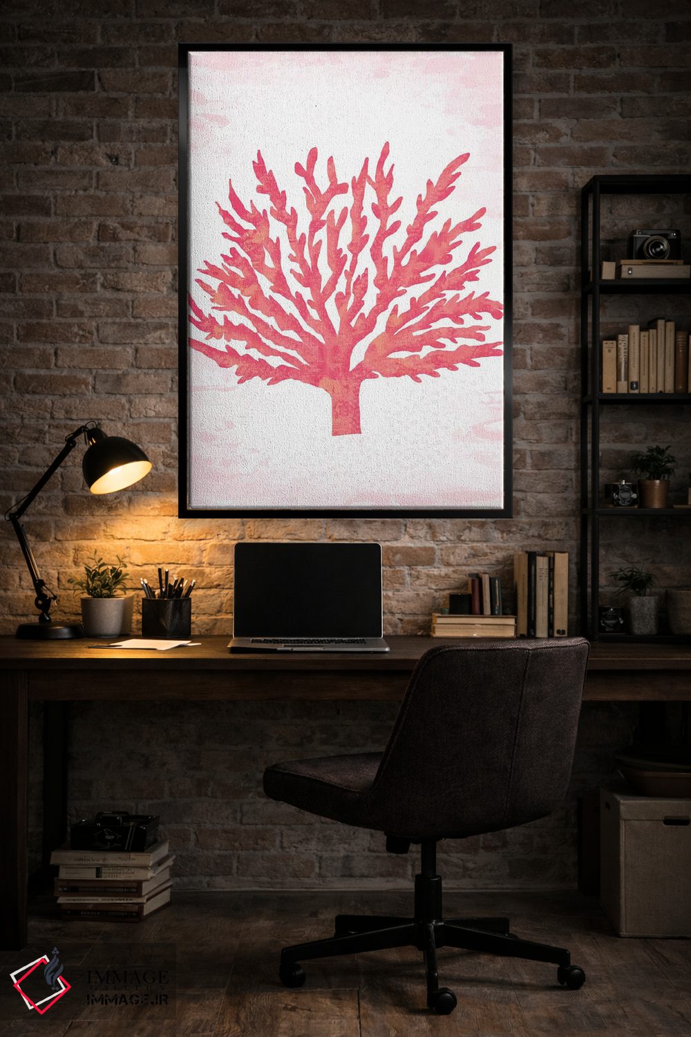 تابلو دکوراتیو "سرخی مرجانی ۲" اثر لوییز آلن - D6B
