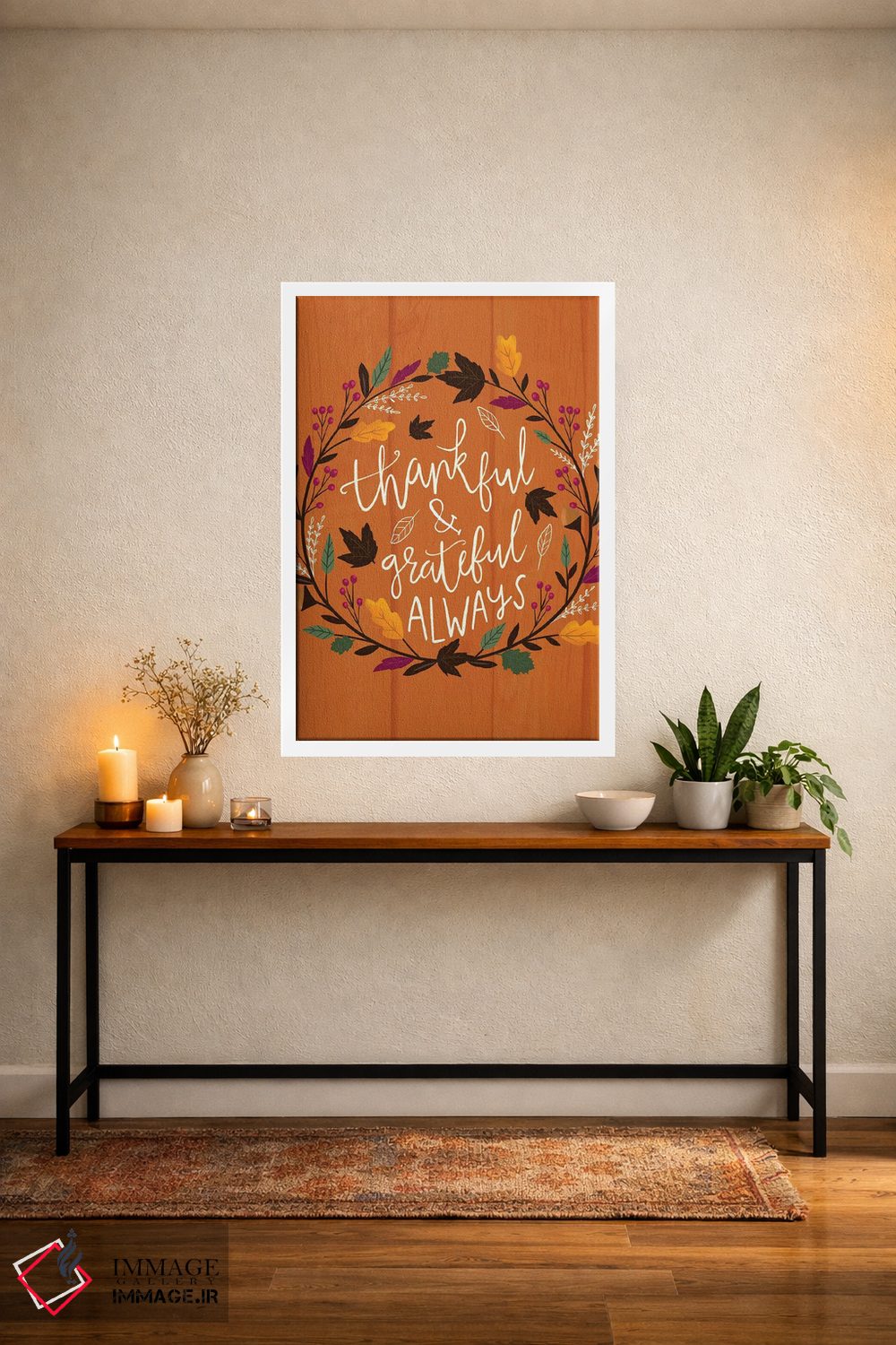 تابلو دکوراتیو "خوش آمد گویی به پاییز ۱" اثر لوییز آلن - D3W