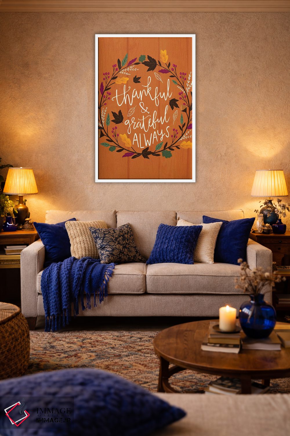 تابلو دکوراتیو "خوش آمد گویی به پاییز ۱" اثر لوییز آلن - D2W