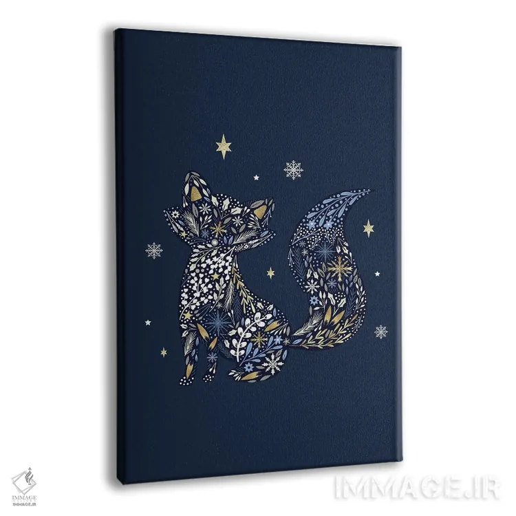 تابلو دکوراتیو "جنگل زمستانی باشکوه ۱" اثر لوییز آلن - نمای پرسپکتیو محصول