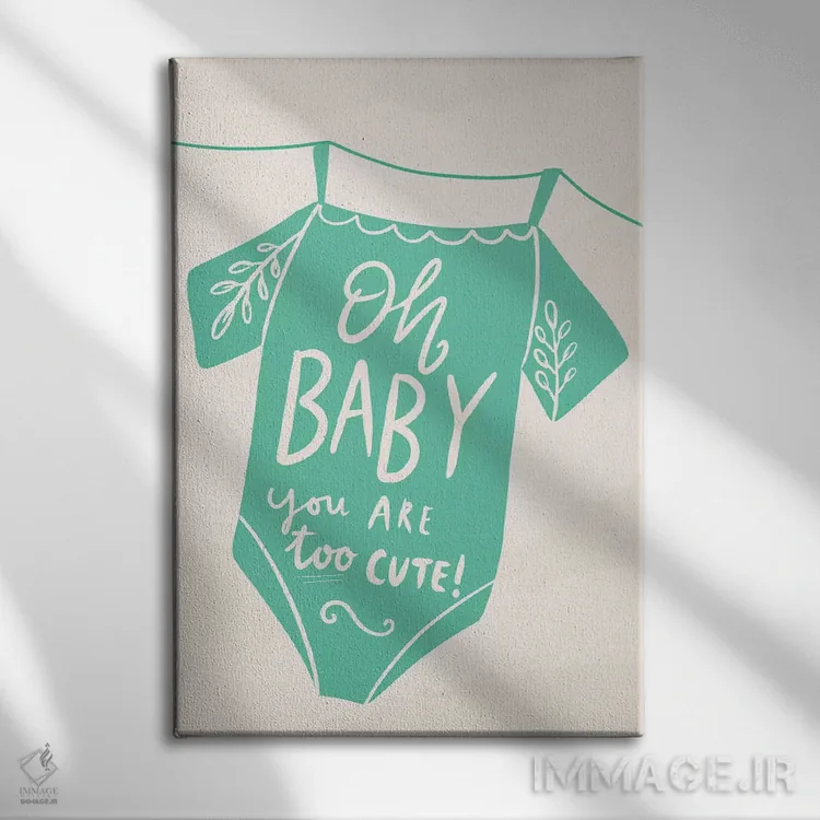 تابلو دکوراتیو "اوه عزیزم!" اثر لوییز آلن - نمای روبهرو روی دیوار