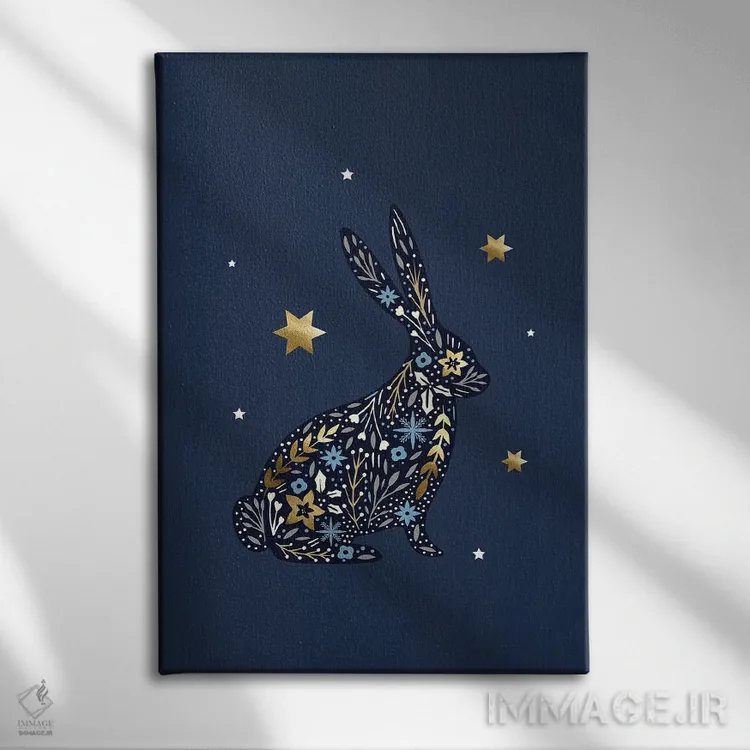 تابلو دکوراتیو "جنگل زمستانی باشکوه" اثر لوییز آلن - نمای روبهرو روی دیوار