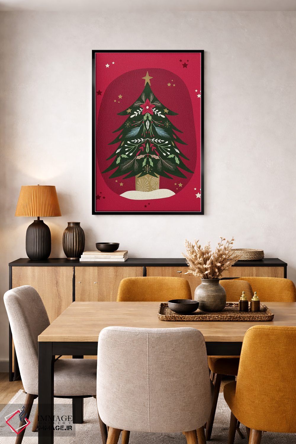 تابلو دکوراتیو "آرزوی کریسمس ۱" اثر لوییز آلن - D6B