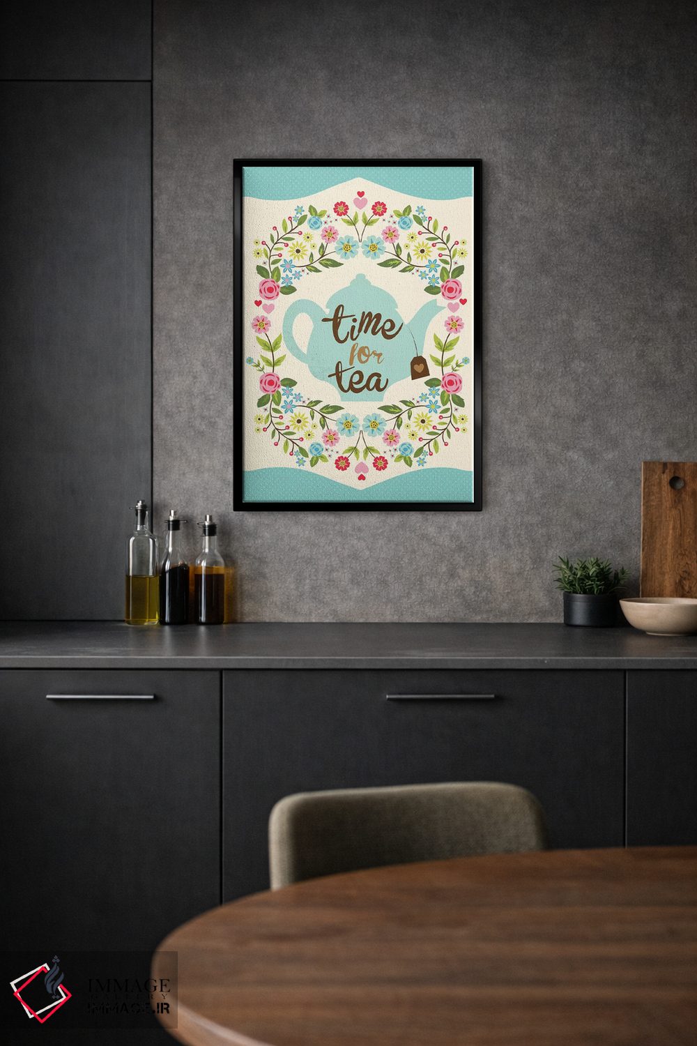 تابلو دکوراتیو "آشپزخانه روستایی" اثر لوییز آلن - D2B