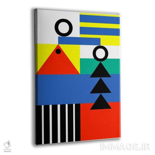 تابلو انتزاعی "زندگی بارها و بارها آغاز می شود" اثر لورا اوبون - نمای پرسپکتیو محصول