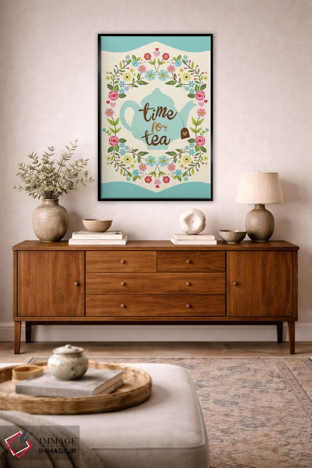 تابلو دکوراتیو "آشپزخانه روستایی" اثر لوییز آلن - D5B