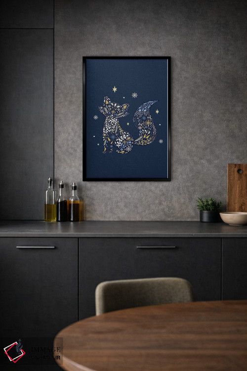 تابلو دکوراتیو "جنگل زمستانی باشکوه ۱" اثر لوییز آلن - D1B