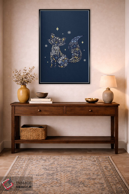 تابلو دکوراتیو "جنگل زمستانی باشکوه ۱" اثر لوییز آلن - D4B