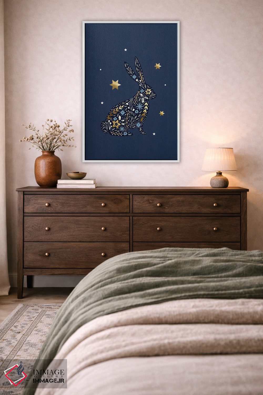 تابلو دکوراتیو "جنگل زمستانی باشکوه" اثر لوییز آلن - D3W