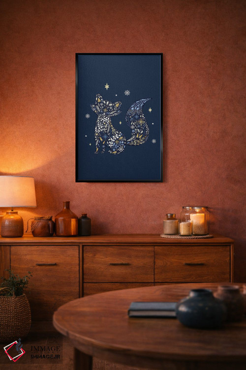 تابلو دکوراتیو "جنگل زمستانی باشکوه ۱" اثر لوییز آلن - D5B