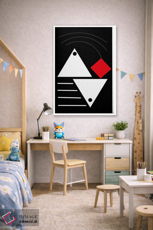 تابلو انتزاعی "تعادل" اثر لورا اوبون - D1W