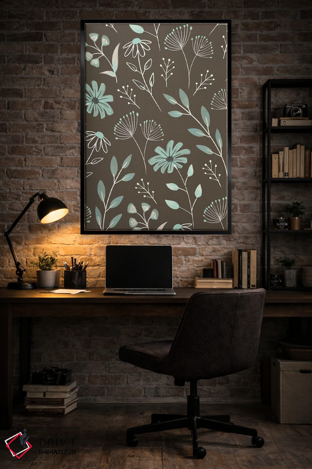 تابلو دکوراتیو "رنگ های ملایم خانه روستایی ۴" اثر لوییز آلن - D5B