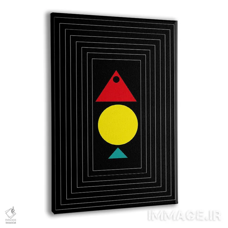 تابلو انتزاعی "مرا پیدا کن" اثر لورا اوبون - نمای پرسپکتیو محصول