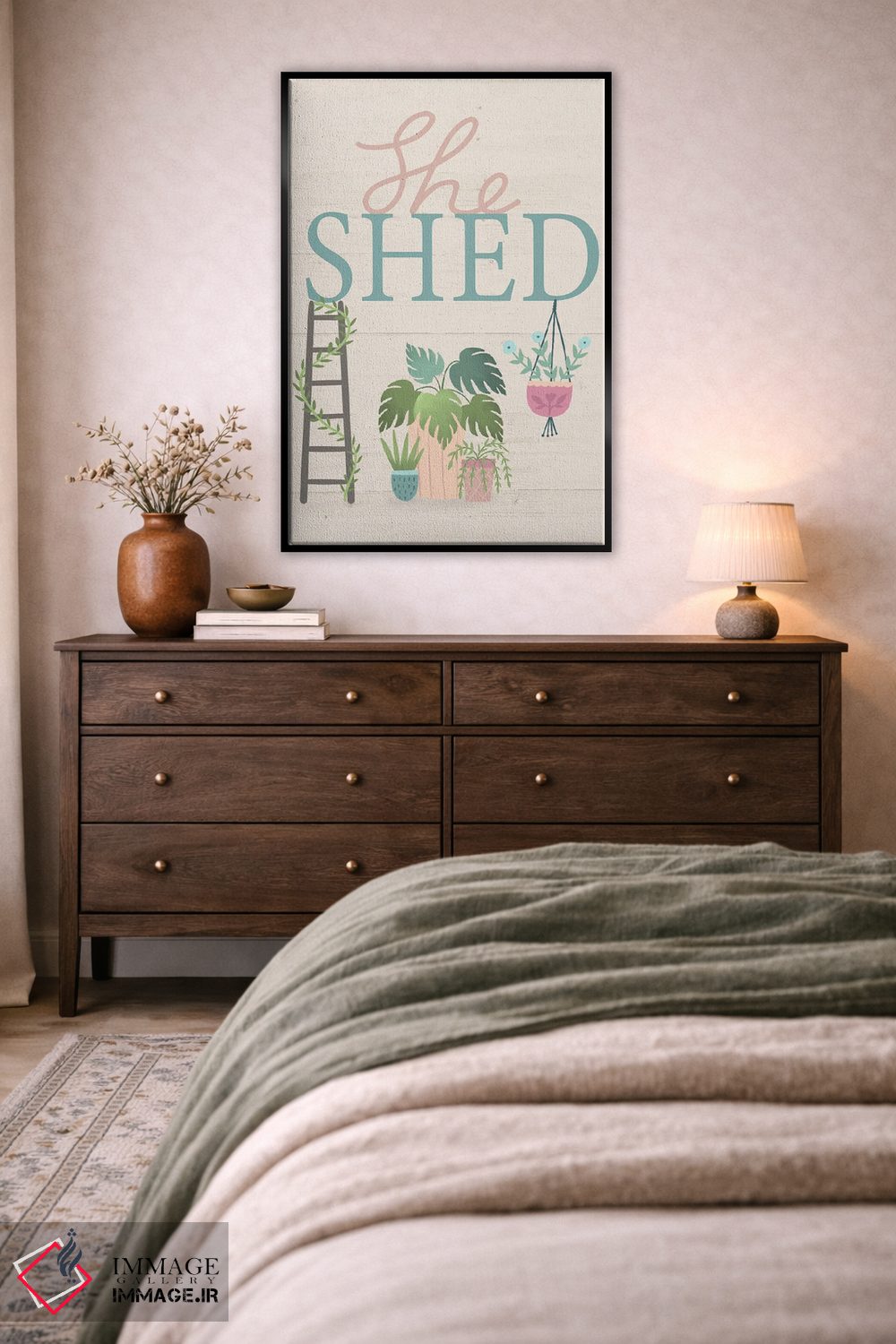 تابلو دکوراتیو "آلونک زنانه" اثر لوییز آلن - D4B