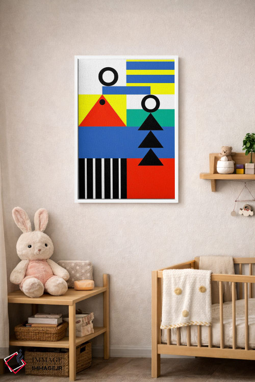 تابلو انتزاعی "زندگی بارها و بارها آغاز می شود" اثر لورا اوبون - D3W