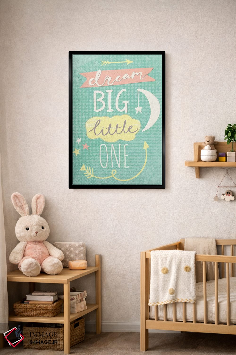 تابلو دکوراتیو "سلام کوچولوی شیرین" اثر لوییز آلن - D4B