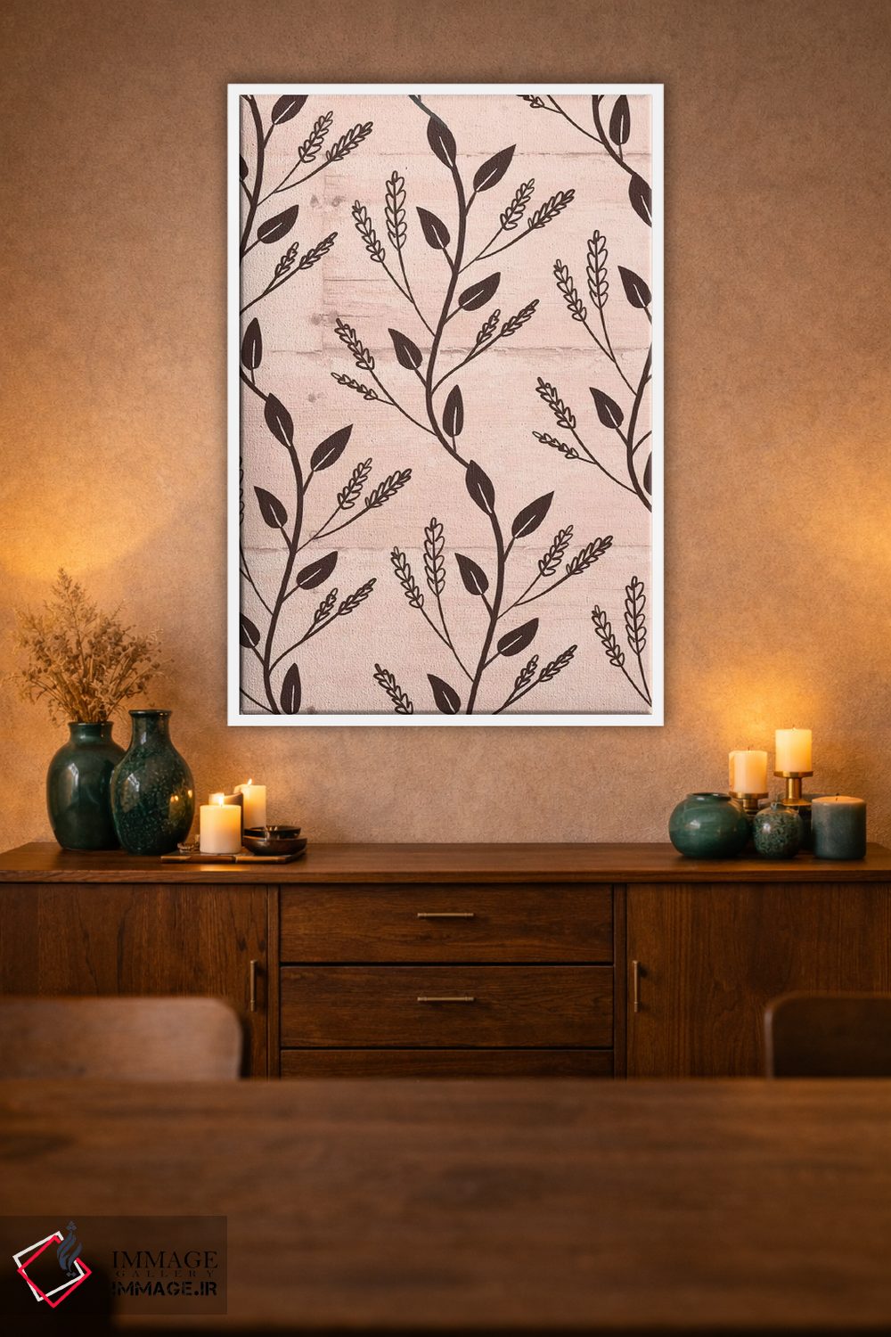 تابلو دکوراتیو "رنگ های ملایم خانه روستایی ۲" اثر لوییز آلن - D1W