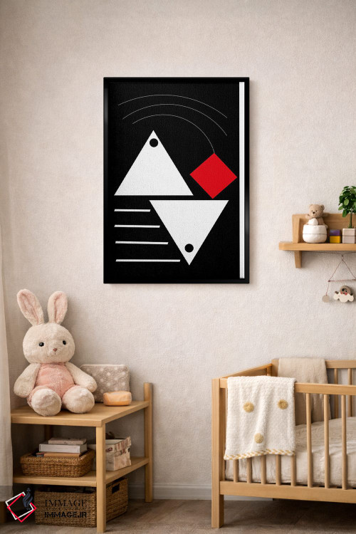 تابلو انتزاعی "تعادل" اثر لورا اوبون - D4B