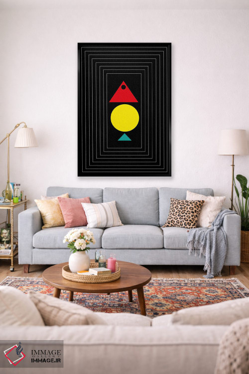 تابلو انتزاعی "مرا پیدا کن" اثر لورا اوبون - D2B