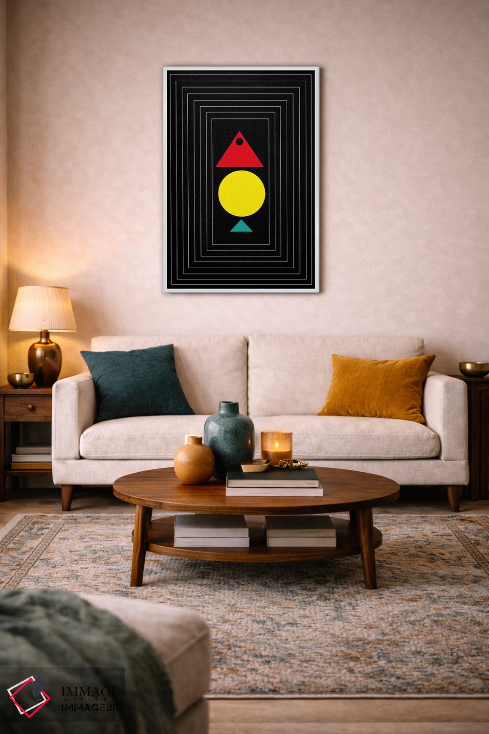 تابلو انتزاعی "مرا پیدا کن" اثر لورا اوبون - D4W