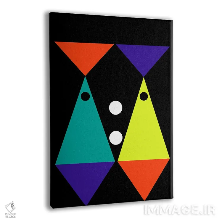 تابلو انتزاعی "مثل ماهی در آب" اثر لورا اوبون - نمای پرسپکتیو محصول