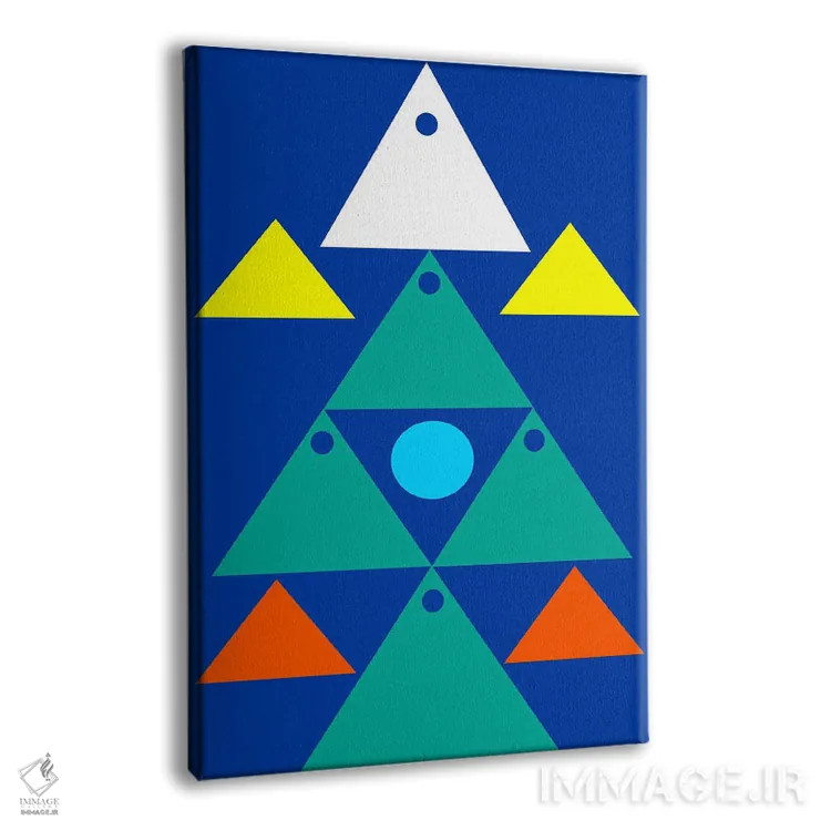 تابلو انتزاعی "با هم می توانیم" اثر لورا اوبون - نمای پرسپکتیو محصول