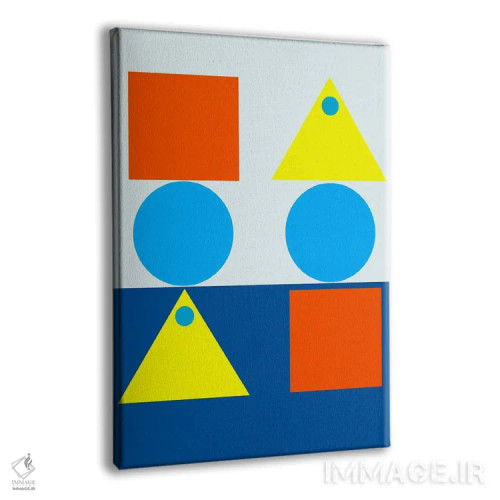 تابلو انتزاعی "حرکت مداوم" اثر لورا اوبون - نمای پرسپکتیو محصول