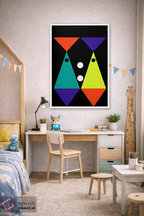 تابلو انتزاعی "مثل ماهی در آب" اثر لورا اوبون - D1W