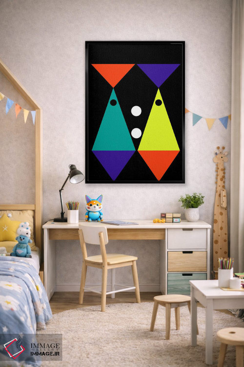 تابلو انتزاعی "مثل ماهی در آب" اثر لورا اوبون - D2B