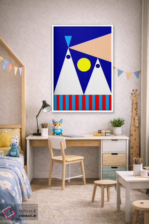 تابلو انتزاعی "شب های صاف" اثر لورا اوبون - D1W