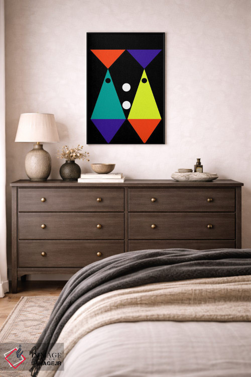 تابلو انتزاعی "مثل ماهی در آب" اثر لورا اوبون - D5B