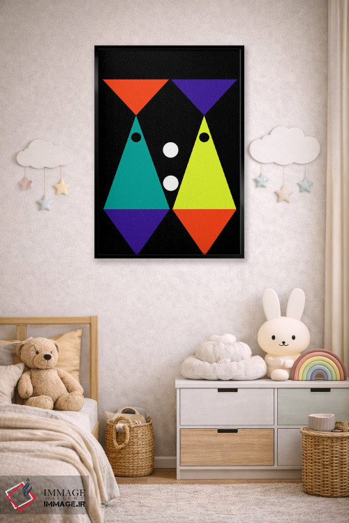 تابلو انتزاعی "مثل ماهی در آب" اثر لورا اوبون - D6B