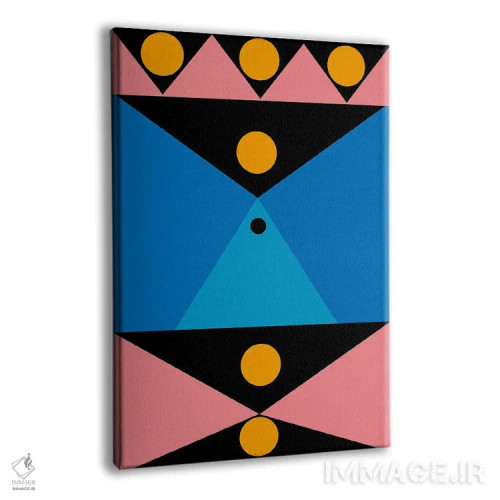 تابلو انتزاعی "پنجره امید" اثر لورا اوبون - نمای پرسپکتیو محصول