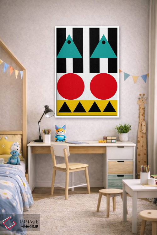 تابلو انتزاعی "تعادل کار و زندگی" اثر لورا اوبون - D1W