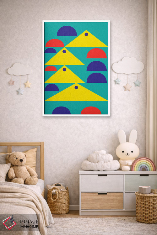 تابلو انتزاعی "شناور بودن" اثر لورا اوبون - D4W