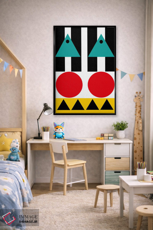 تابلو انتزاعی "تعادل کار و زندگی" اثر لورا اوبون - D2B