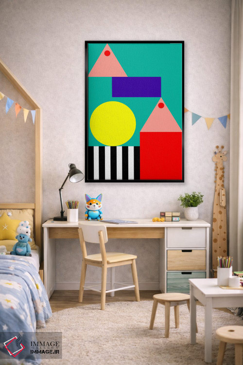 تابلو انتزاعی "برای خودت بایست" اثر لورا اوبون - D1B