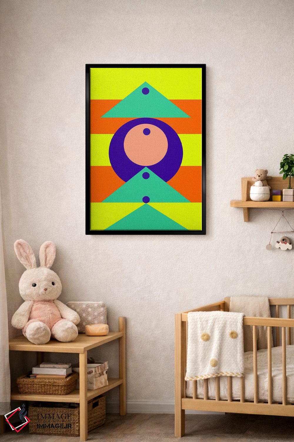 تابلو انتزاعی "با سپاسگزاری" اثر لورا اوبون - D4B