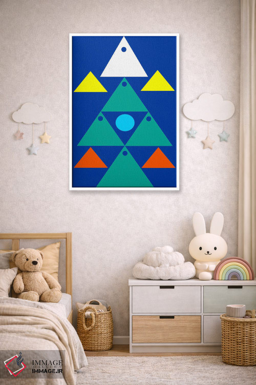 تابلو انتزاعی "با هم می توانیم" اثر لورا اوبون - D4W