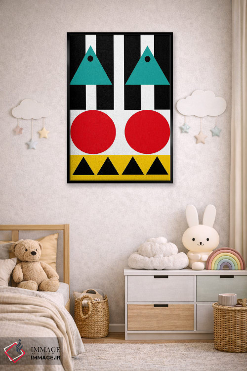 تابلو انتزاعی "تعادل کار و زندگی" اثر لورا اوبون - D6B