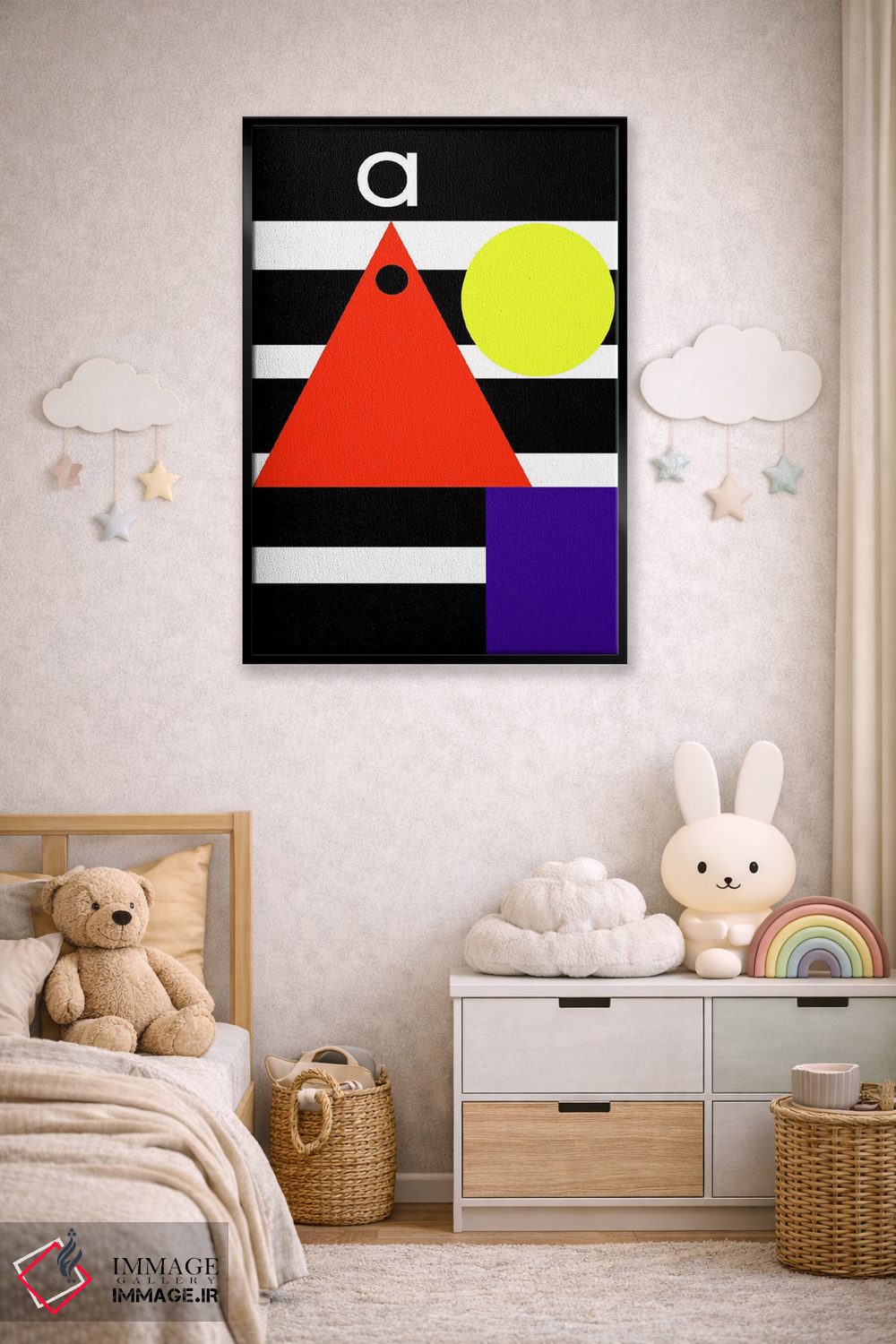 تابلو انتزاعی "آغاز همه چیز" اثر لورا اوبون - D5B