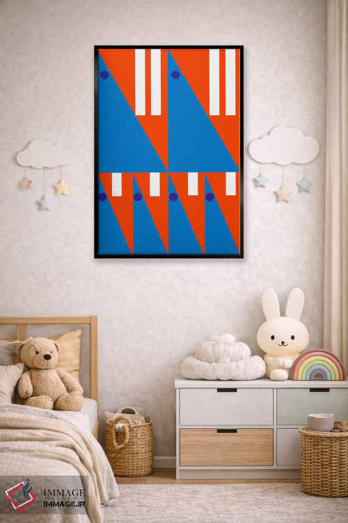 تابلو انتزاعی "آهسته اما پیوسته" اثر لورا اوبون - D5B