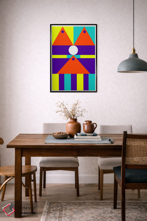 تابلو انتزاعی "لذت را ادامه بده" اثر لورا اوبون - D6B