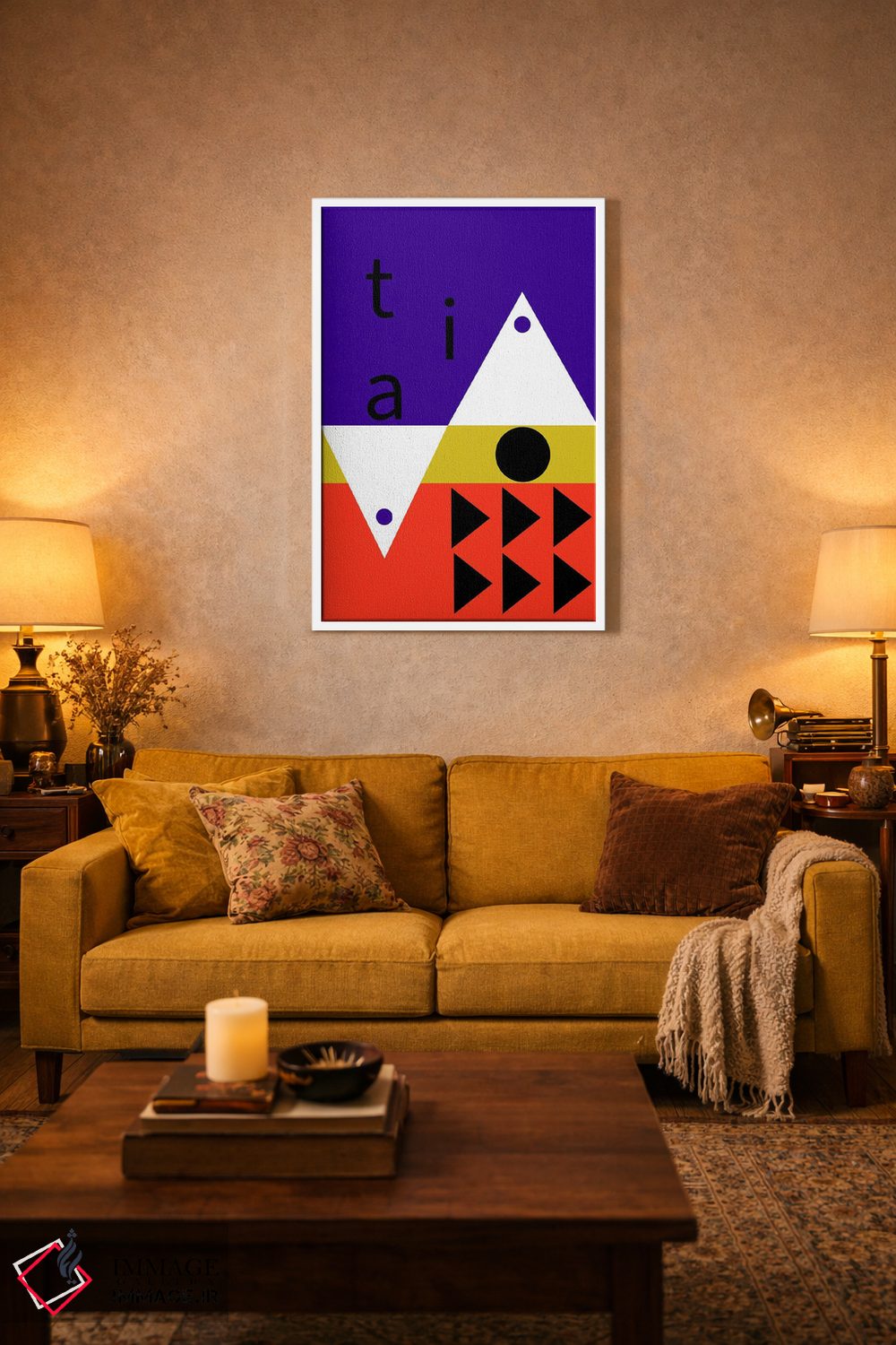 تابلو انتزاعی "برای تو" اثر لورا اوبون - D4W