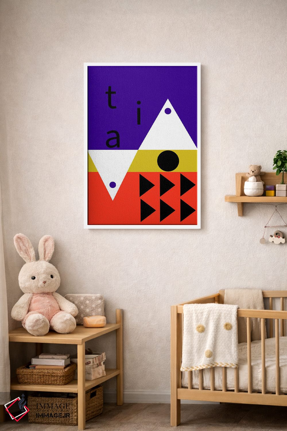 تابلو انتزاعی "برای تو" اثر لورا اوبون - D3W