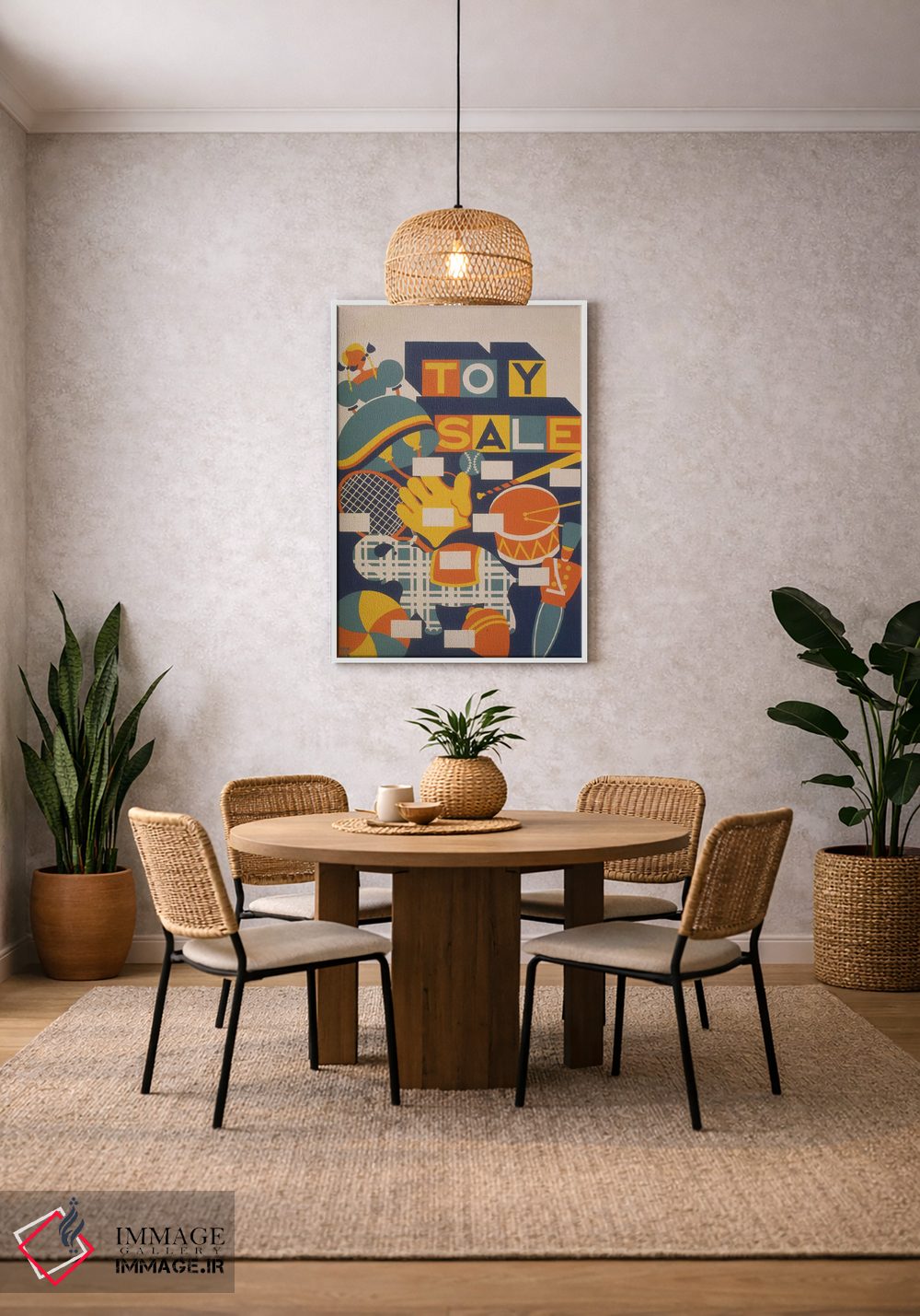 تابلو مدرن "فروش اسباب بازی" اثر کتابخانه کنگره - D1W